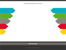 Tablet Screenshot of corporatediscount.com